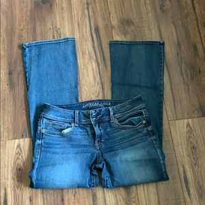 American Eagle kick boot super stretch jeans
